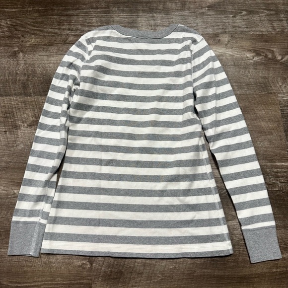 Hanna Andersson Adult Striped Long John Pajama Top Size Medium - Picture 7 of 7